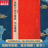 池阳令张君残碑 皇女残碑 上海书画出版社 编 艺术 文轩网