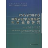 中国工程院重大咨询项目 中国农业资源环境若干战略问题研究 农业高效用水卷 中国农业水资源高效利用战略研究 