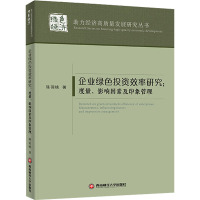 企业绿色投资效率研究:度量、影响因素及印象管理 陈羽桃 著 经管、励志 文轩网