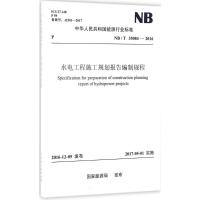 水电工程施工规划报告编制规程 国家能源局 发布 著 专业科技 文轩网