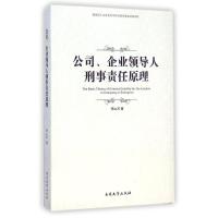 公司企业领导人刑事责任原理 李山河 著 社科 文轩网