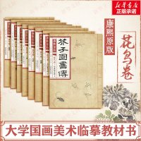 康熙原版芥子园画传 花鸟卷全8册 (清)王概,(清)王蓍,(清)王臬 编 著等 艺术 文轩网