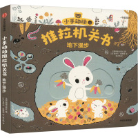 小手动动推拉机关书 地下漫步 中英双语 法国纳唐出版社 著 喻之晓 译 (法)埃米尔·哈雅西 绘 少儿 文轩网