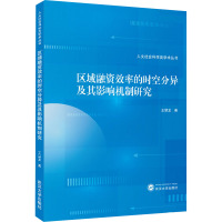 区域融资效率的时空分异及其影响机制研究 王慧龙 著 经管、励志 文轩网