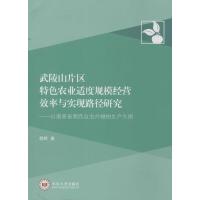 武陵山片区特色农业适度规模经营效率与实现路径研究 蒋辉 著 著 经管、励志 文轩网