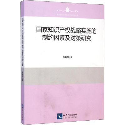 国家知识产权战略实施的制约因素及对策研究 董新凯 著作 社科 文轩网