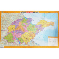 山东省政区交通速查图 星球地图出版社 文教 文轩网