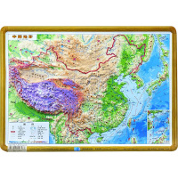 中国地形立体地图 星球地图出版社 编 文教 文轩网
