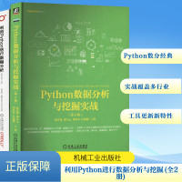 利用Python进行数据分析与挖掘,Pandas之父作品+全国200余所高校选做教材(全2册) 张良均 等 著 