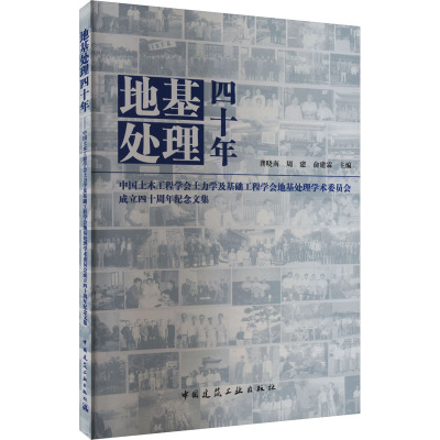 地基处理四十年 中国土木工程学会土力学及基础工程学会地基处理学术委员会成立四十周年纪念文集 龚晓南,周建,俞建霖 编 