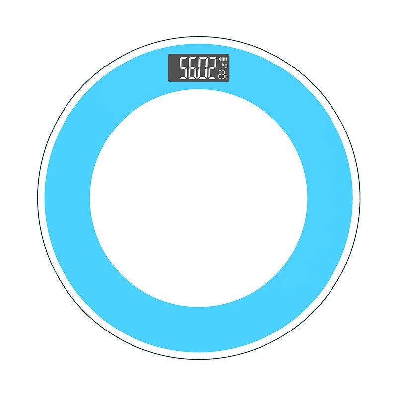 禾诗 电子称 体重秤 家用称重 电子称 人体秤 精准健康体重计器 蓝图片