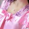 睡衣女夏季新品丝质睡衣休闲薄款蕾丝花边蝴蝶结家居服套装