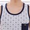 睡衣男夏季新品棉质背心睡衣休闲无袖宽松字母家居服套装