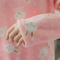 睡衣女冬季法兰绒长袖睡衣女加厚保暖卡通兔子家居服珊瑚绒套装