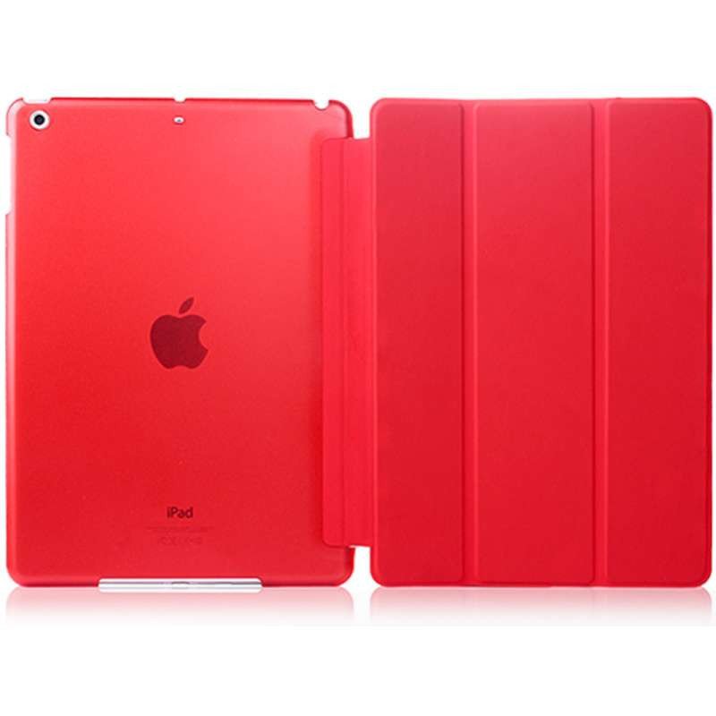 MeieaS 魅士 iPad Air Smart case 智能感应保护套 送高清贴膜(红色)