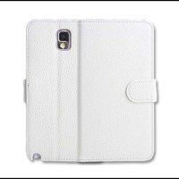 三星GALAXY Note3保护套 支架手机壳 钱夹式手机套 荔枝纹皮套 送高清贴膜