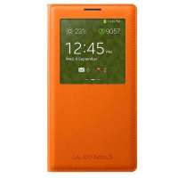 三星Note3原装皮套 N9006手机壳 N9008手机套 N9009 N9002保护套 智能保护套 橘色