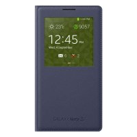 三星Note3原装皮套 N9006手机壳 N9008手机套 N9009 N9002保护套 智能保护套 牛仔蓝