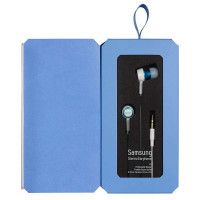 SAMSUNG/三星 SHE-C10WB 立体声 入耳式 原装 耳机 蓝白色