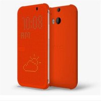 HTC m8手机套m8手机壳 one2 原装皮套 HTC Dot view立显智能保护套