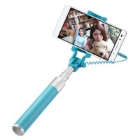 华为荣耀自拍神器 自拍杆 通用型自拍杆mate8 5x 荣耀7 p8自拍神器 IOS兼容 (蓝色)
