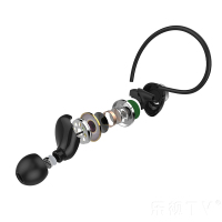 Letv/乐视 LeUIH101原装反戴式耳机乐视1s 2Pro Max入耳式耳塞运动手机通用耳机 黑色