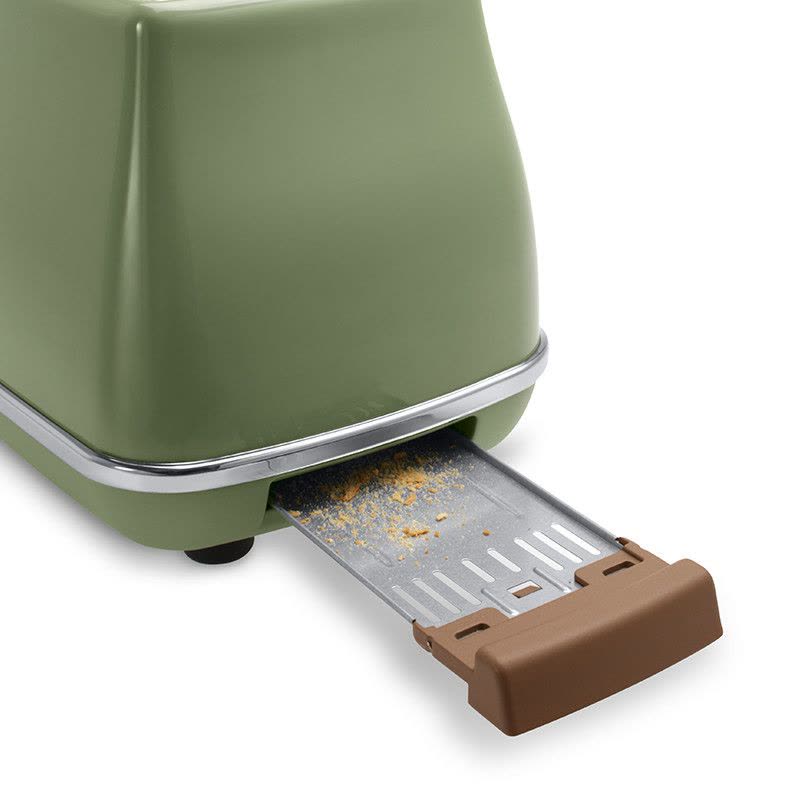德龙(DeLonghi) CTO2003（橄榄绿）家用复古系列多士炉 全自动烤面包机 早餐烤吐司机 配防尘盖 2片式图片
