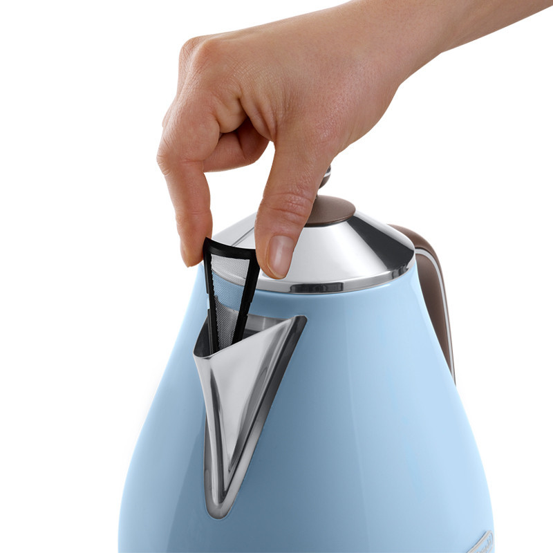 德龙(DeLonghi) KBO2001.VAG（海洋蓝）电热水壶 食品级304不锈钢 1.7升大容量 自动断电