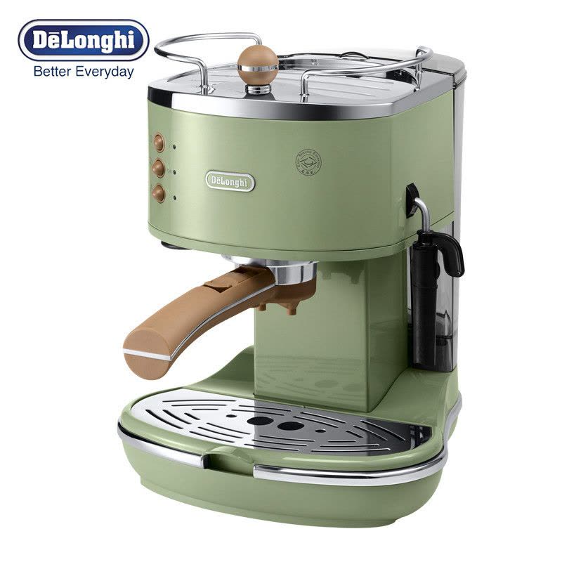 德龙(DeLonghi) ECO310.VGR 咖啡机 半自动咖啡机 手磨咖啡机 家用煮咖啡机 商用咖啡机 意式咖啡机图片