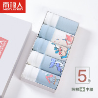 南极人女士内裤棉裆无痕性感少女生日系可爱透气女式三角短裤头衩C1215