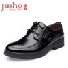 金猴 Jinho 新款商务休闲 春款舒适时尚系带低帮男单鞋Q29143A