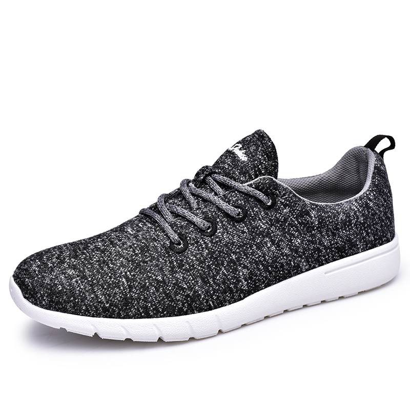 金猴jinho时尚款低帮运动鞋男鞋轻便飞织跑步鞋男士户外休闲鞋系带