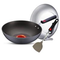 苏泊尔火红点3代三代 30CM炒锅 不粘锅无油烟 可立盖 燃气明火PC30H2