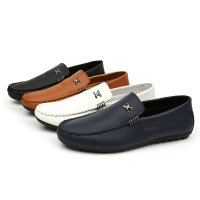 春夏季潮鞋豆豆鞋男鞋软底休闲皮鞋英伦套脚驾车鞋一脚蹬懒人鞋