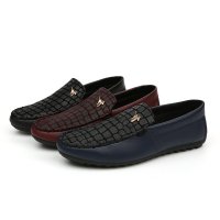 春季新款豆豆鞋男韩版潮流青年圆头一脚蹬懒人鞋男士英伦休闲皮鞋