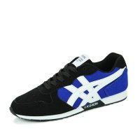 潮英伦风时尚潮流拼接真皮潮鞋撞色个性潮男运动休闲鞋透气