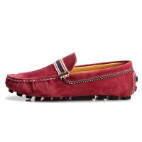 2016春秋季男士低帮反毛皮套脚豆豆鞋驾车鞋 一脚蹬平底休闲鞋 潮男鞋