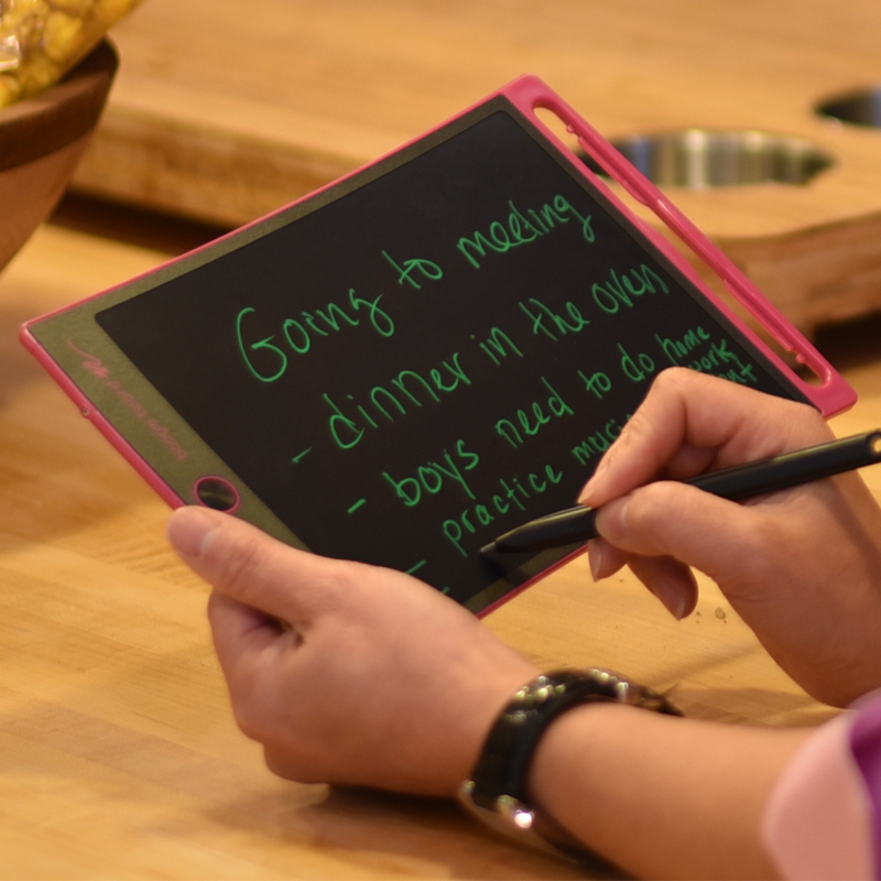 美国boogieboard液晶手写板jot85儿童涂鸦画板写字板电子手写板黑色
