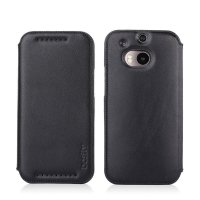 bosity HTConeM8手机保护套htcm8手机壳进口头层牛皮侧翻真皮皮套