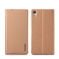 bosity 索尼Z2手机套翻盖 索尼L50W手机壳侧翻超薄插卡式保护皮套