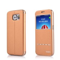 博思拓Bosity三星GALAXY S6手机壳 三星手机壳G9200 G9209 G9208手机皮套 超薄翻盖手机壳