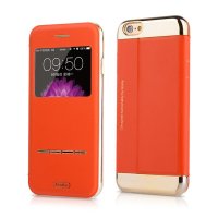 博思拓Bosity苹果6手机壳plus 苹果6 plus手机皮套 超薄iphone6plus手机套 翻盖防摔手机壳苹果6
