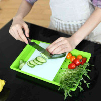 厨房双用菜板抗菌环保 韩国菜板砧板塑料粘板厨房刀板防滑无毒