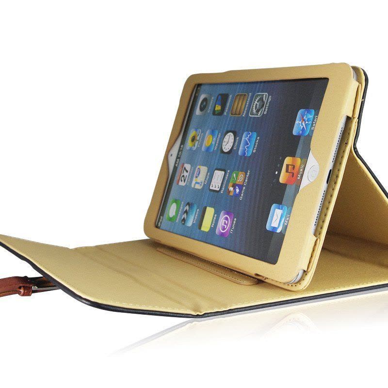 爱酷多(ikodoo)苹果iPad mini4复古型手包智能休眠唤醒保护套 迷你四代7.9英寸平板全包型皮套图片