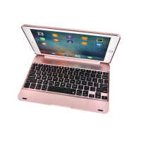 爱酷多(ikodoo) 苹果9.7英寸iPad air2无线蓝牙键盘苹果第6代A1566保护套（玫瑰金）