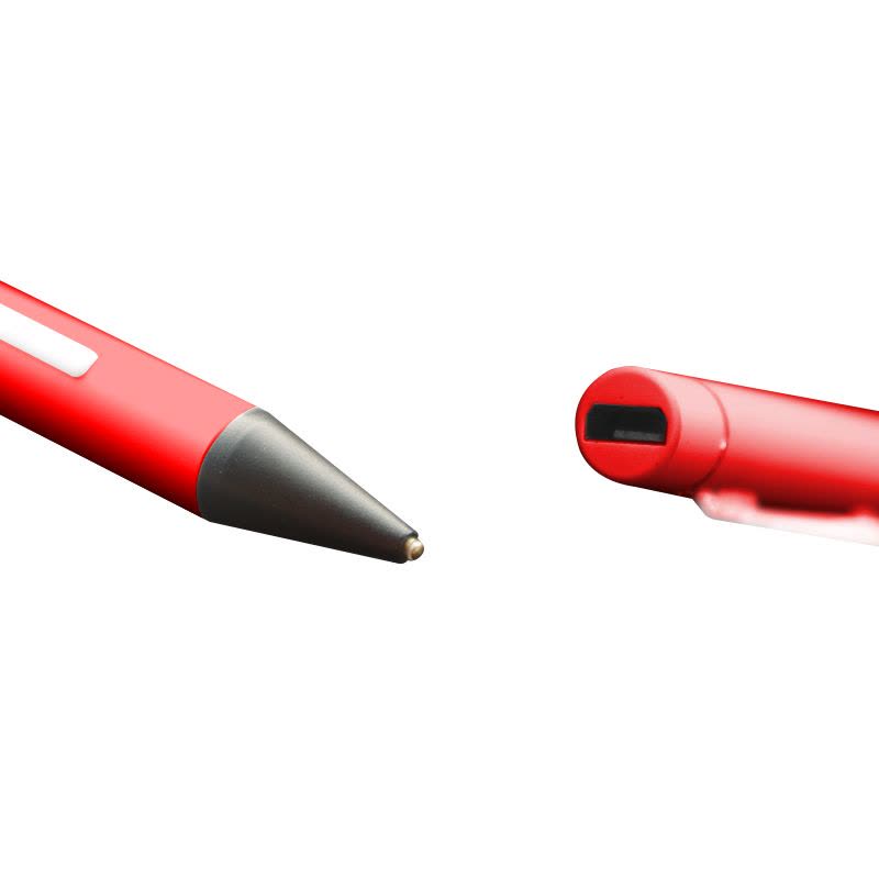 爱酷多(ikodoo) 主动式电容笔 细头 苹果ipad/三星触控笔 平板手写笔 触控本 手机绘画笔 (玻纤笔头-红色)图片
