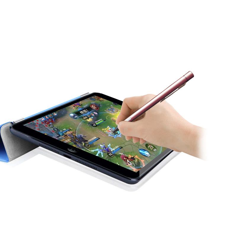 爱酷多(ikodoo) 主动式电容笔 细头 苹果ipad/三星触控笔 平板手写笔 触控本手机绘画笔 (玻纤笔头-玫瑰金)图片