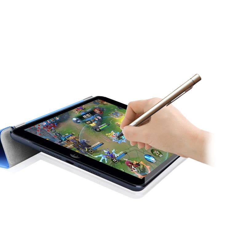 爱酷多(ikodoo) 主动式电容笔 细头 苹果ipad/三星触控笔 平板手写笔 触控本手机绘画笔 (玻纤笔头-土豪金)图片