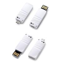 LG MU2 16G韩国原装多功能U盘（电脑U盘+手机U盘）白色