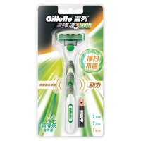 吉列锋速3敏锐动力剃须刀刀架（含1刀头）